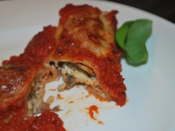 Cannelloni mit 3-Käse-Pilzfüllung - Rezept - Bild Nr. 2