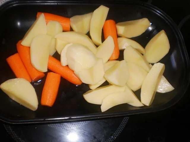 Knusprige Putenhaxe im Gemüsebett - Rezept - Bild Nr. 6