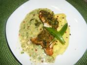 Hähnchenbrust mit Bärlauchkruste - Rezept