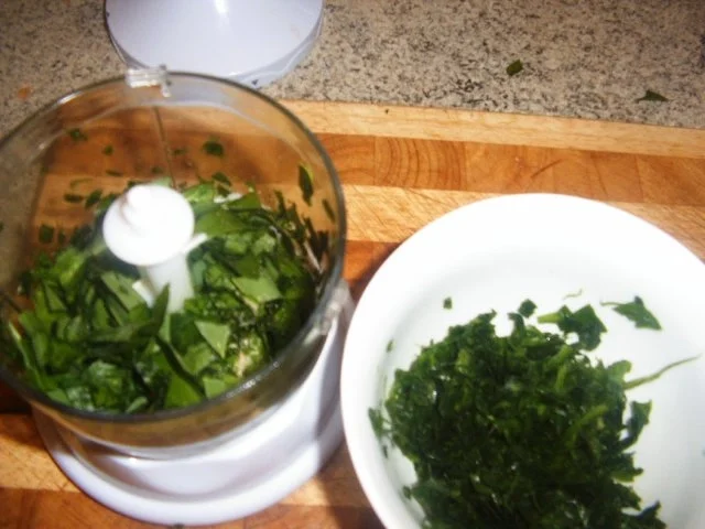 Rezept: Hähnchenbrust mit Bärlauchkruste Bild Nr. 5 Hähnchenbrust mit Bärlauchkruste - Rezept - Bild Nr. 5