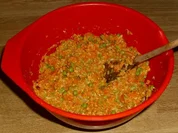 Rezept: Gemüse-Haferflocken Laibchen Gemüse-Haferflocken Laibchen - Rezept