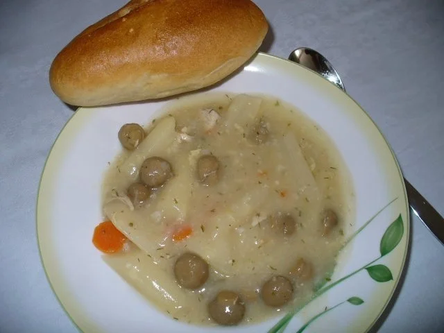 Rezept: Spargelcremesuppe mit Champignons Bild Nr. 4 Spargelcremesuppe mit Champignons - Rezept - Bild Nr. 4