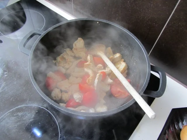 Resteverwertung - Geschnetzeltes vom Huhn und Schwein - Rezept - Bild Nr. 6