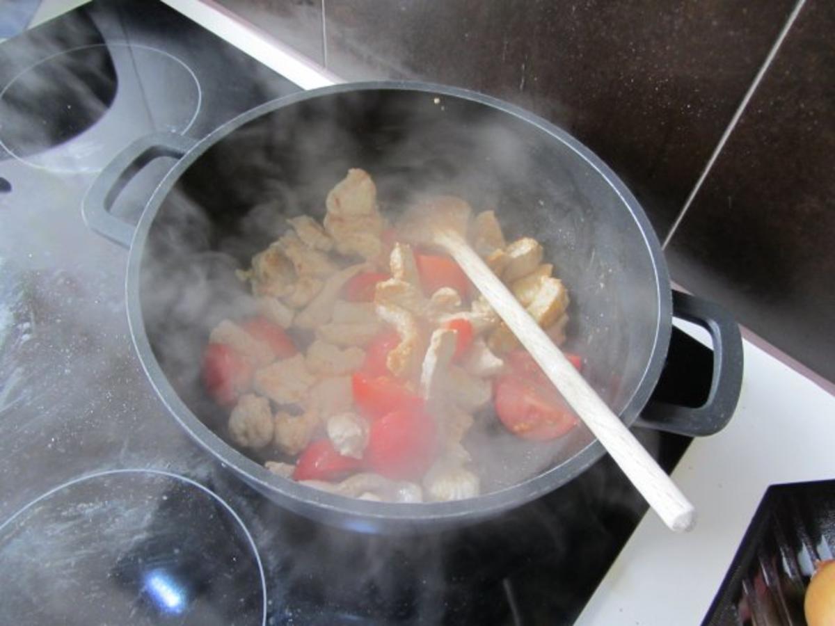 Resteverwertung Geschnetzeltes vom Huhn und Schwein - einfach - von Thm28sb