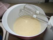 Schokosoufflé mit Pfannkuchen und Mangosoße - Rezept