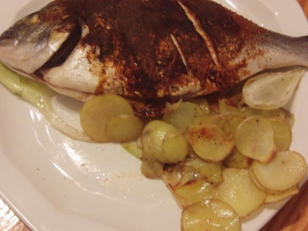 Dorade aus dem Ofen - einfach - 81 kcal/100g