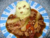 Rezept: Putenbrust mit Reis und Rosinen Putenbrust mit Reis und Rosinen - Rezept