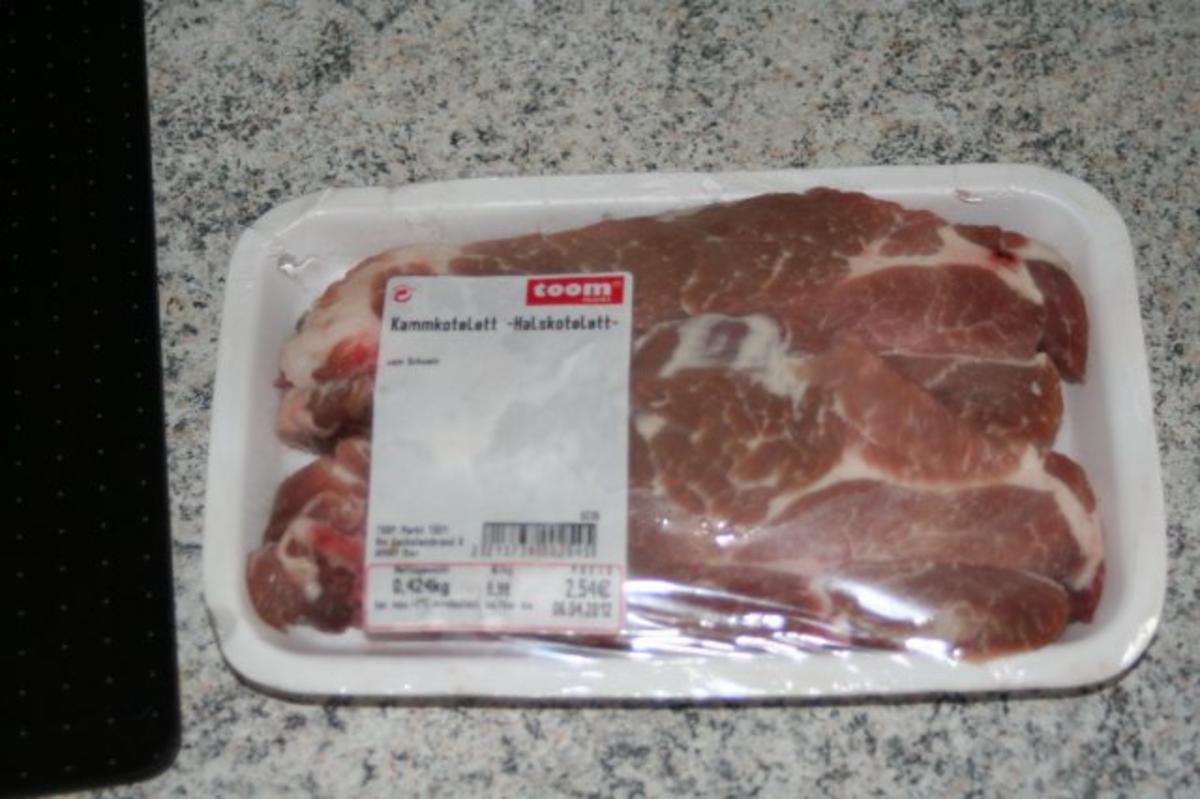 Bilder für Kammkotlett vom Schwein Rezept