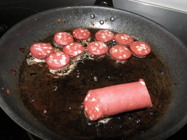 Himmel un Äd mit gebratener Blutwurst in Naturdarm - Rezept - Bild Nr. 7