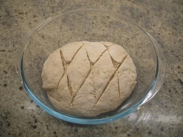 Rezept: Brot/Brötchen: Mischbrot im Glashaus Bild Nr. 3 Brot/Brötchen: Mischbrot im Glashaus - Rezept - Bild Nr. 3