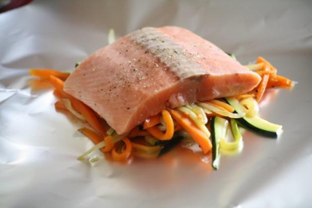 Wildlachs in Folie - Rezept mit Bild - kochbar.de