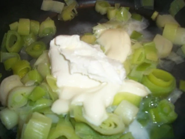 Parmesan Hähnchen mit Rahmporree - Rezept - Bild Nr. 4