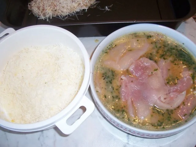 Parmesan Hähnchen mit Rahmporree - Rezept - Bild Nr. 7