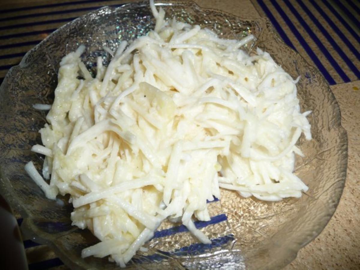 Puten-Champignon-Ananas-Curry,dazu Apfel-Sellerie-Salat - Rezept - Bild Nr. 7