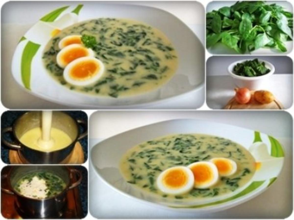 -`❊´- Spinatsuppe mit Bärlauch und Ei -`❊´- - Rezept - Bild Nr. 15