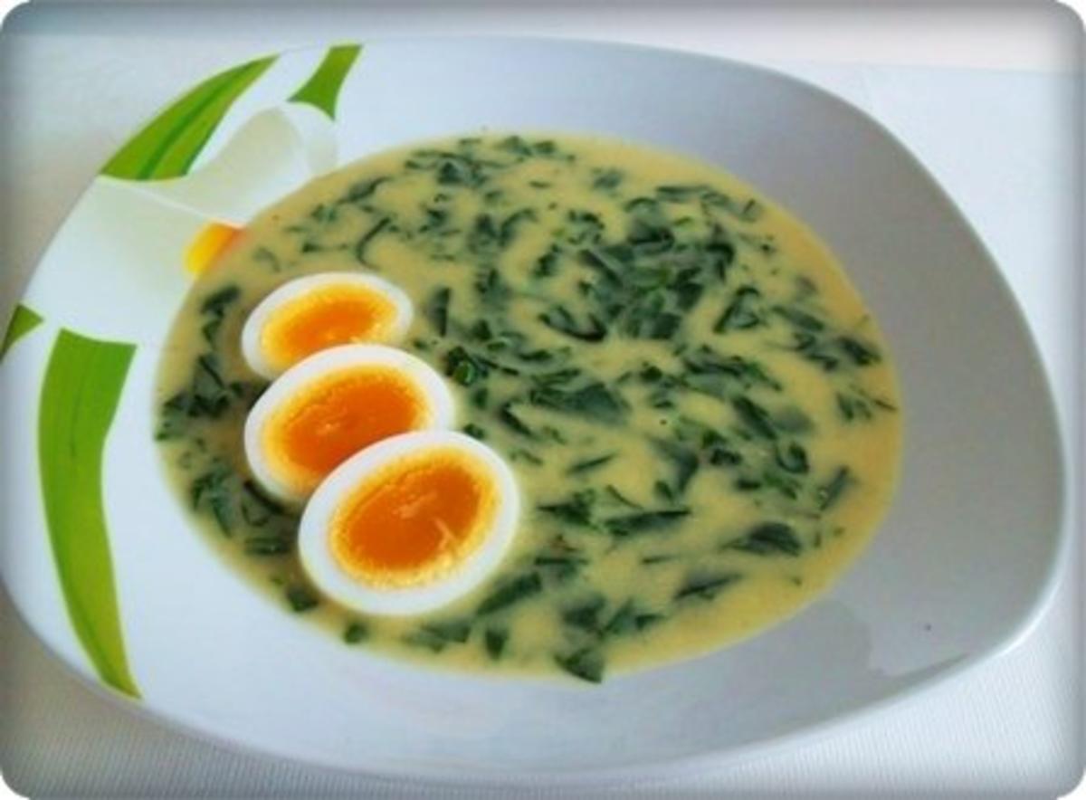 -`❊´- Spinatsuppe mit Bärlauch und Ei -`❊´- - Rezept - Bild Nr. 16