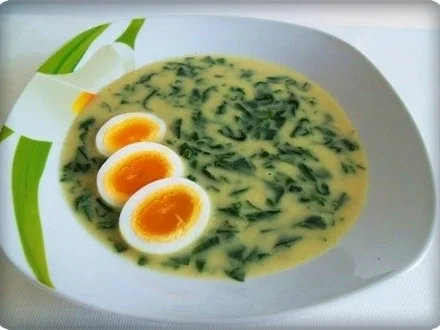 Rezept: -`❊´- Spinatsuppe mit Bärlauch und Ei -`❊´- Bild Nr. 16 -`❊´- Spinatsuppe mit Bärlauch und Ei -`❊´- - Rezept - Bild Nr. 16