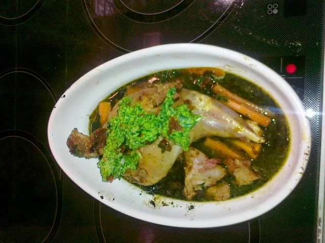 Bärlauch -- Hasenschenkel und Möhren - Rezept - Bild Nr. 13