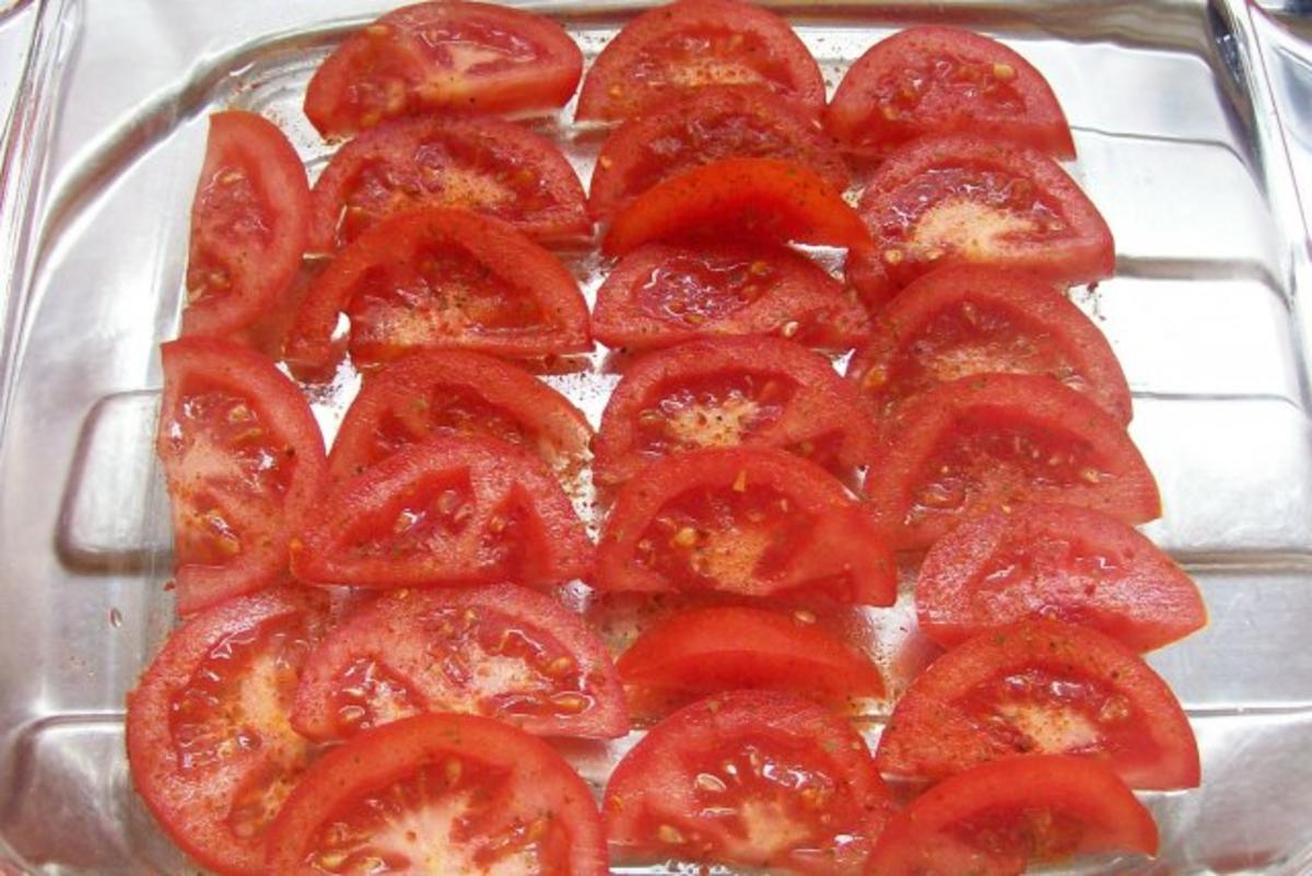 Schichtsalat "Tomate-Mozzarella" mit Honig-Balsamico-Dressing - Rezept - Bild Nr. 2