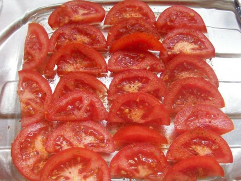 Schichtsalat &amp;quot;Tomate-Mozzarella&amp;quot; mit Honig-Balsamico-Dressing - Rezept