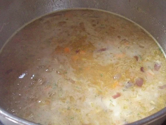 Gekräuterte Käse-Zwiebelsuppe mit Möhren - Rezept - Bild Nr. 7