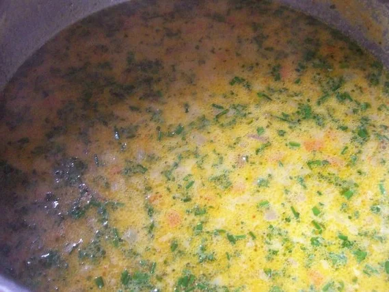 Gekräuterte Käse-Zwiebelsuppe mit Möhren - Rezept - Bild Nr. 9