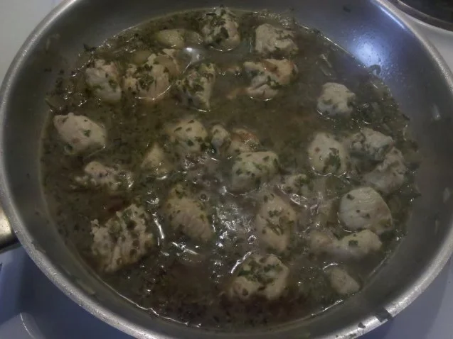 Rezept: Geflügel: Hähnchengeschnetzeltes mediteran mit Bulgur Bild Nr. 5 Geflügel: Hähnchengeschnetzeltes mediteran mit Bulgur - Rezept - Bild Nr. 5