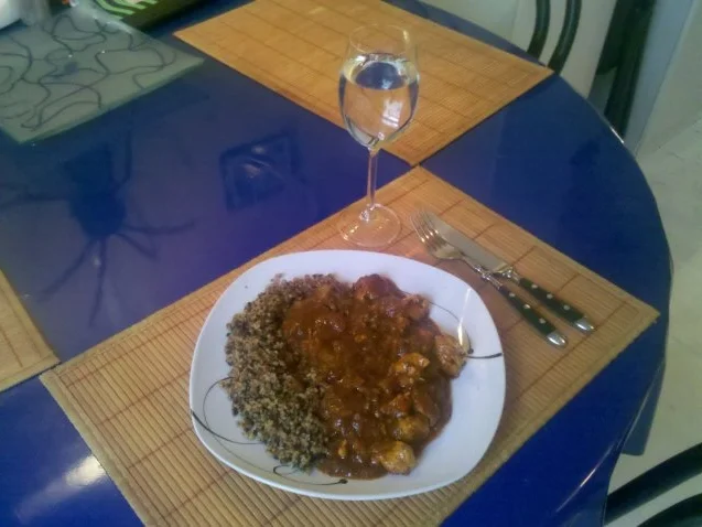 Rezept: Geflügel: Hähnchengeschnetzeltes mediteran mit Bulgur Bild Nr. 11 Geflügel: Hähnchengeschnetzeltes mediteran mit Bulgur - Rezept - Bild Nr. 11