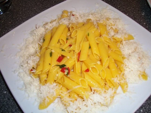 Penne Aglio e Olio - Rezept