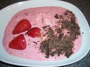 Erdbeeren und Orangen in Frischkäse getaucht... - Rezept