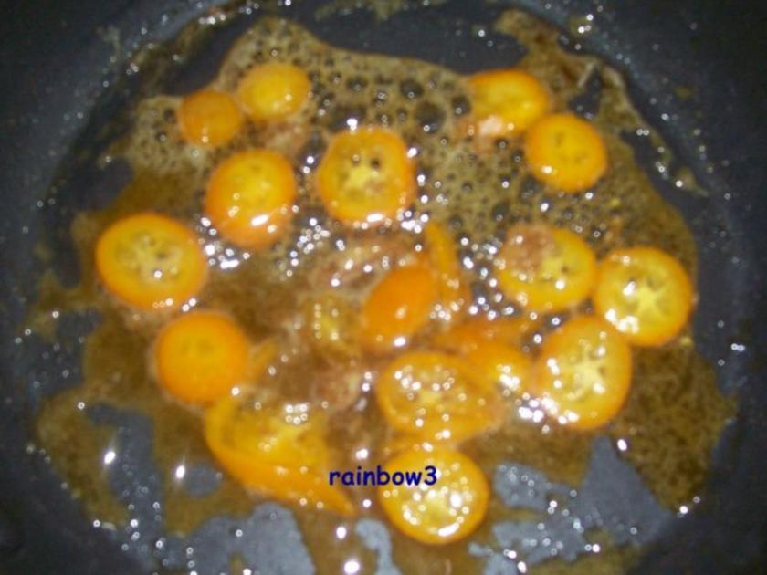 Dessert: Mango Orangen Creme mit karamellisierten Kumquats - einfach ...