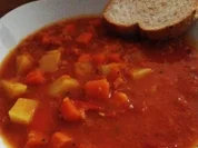 Rezept: Rote Linsensuppe mit Curry Rote Linsensuppe mit Curry - Rezept