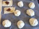 Schokolade - Bananen - Blätterteig - Taschen / Bällchen - Rezept