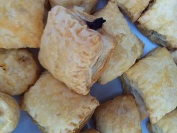 Schokolade - Bananen - Blätterteig - Taschen / Bällchen - Rezept - Bild Nr. 2