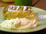 Rhabarber-Ricotta-Kuchen mit Tonkabohne - Rezept