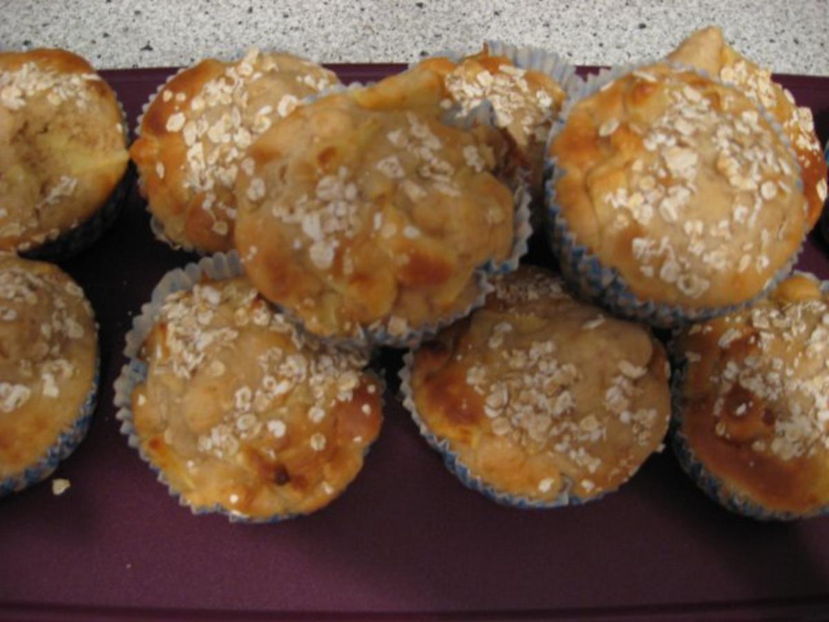 Apfel-Haferflocken-Muffins - Rezept - Bild Nr. 2