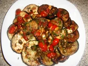 Lauwarmer Auberginsalat - Rezept