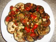 Lauwarmer Auberginsalat - Rezept