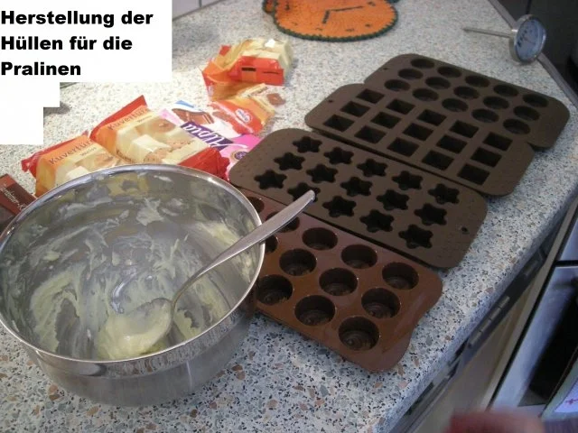 Pralinen Hülle .... - Rezept
