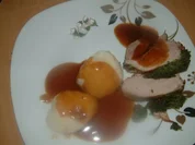 Schweinebraten mit Bärlauch-Kräuterkruste und Dunkelbiersauce - Rezept