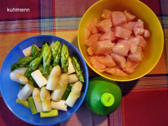 Hähnchen/Spargel-Sammelsurium - Rezept - Bild Nr. 4