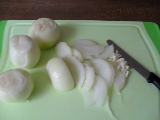 Hühnerbrustfilet im Zwiebel-Sahne-Sößle mit Spätzle aus Dinkelmehl - Rezept - Bild Nr. 5