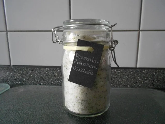 Rosmarin-Zitronen-Würzsalz - Rezept