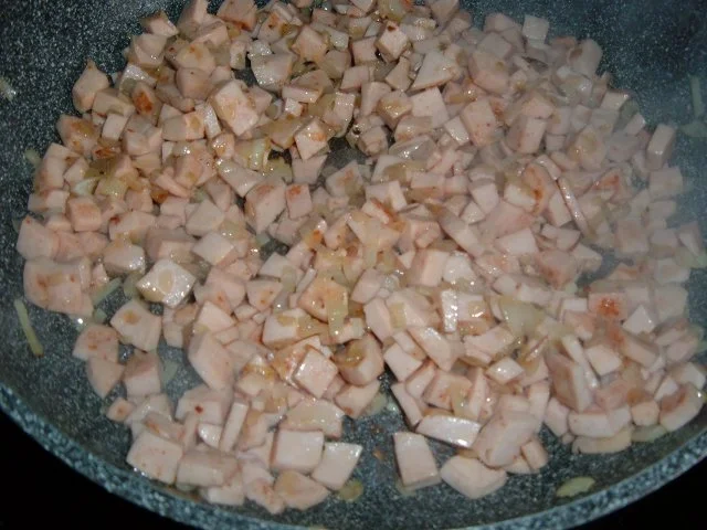 Pfannengerichte : Nudelpfanne mit Fleischwurst - Rezept - Bild Nr. 4