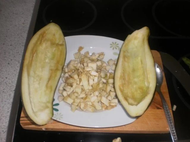 Rezept: Gefüllte Aubergine Bild Nr. 3 Gefüllte Aubergine - Rezept - Bild Nr. 3