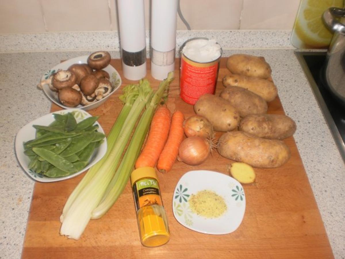 Kartoffelsuppe mit knackigem Gemüse - Rezept - Bild Nr. 2