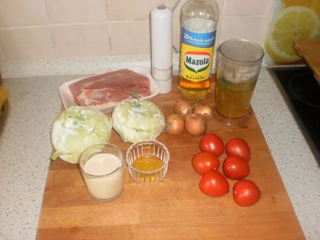 Schweingulasch mit Kohlrabi - Rezept - Bild Nr. 2