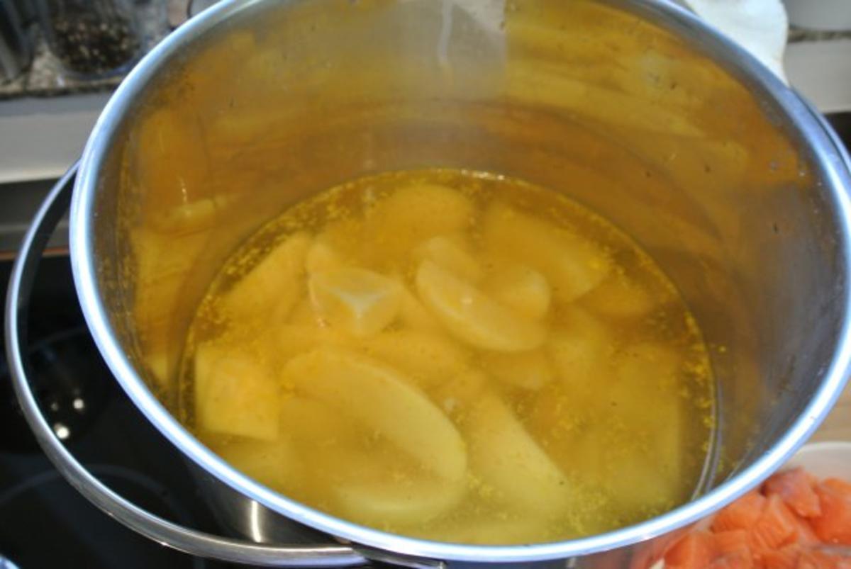 Kartoffelsuppe mit Lachs - Rezept - Bild Nr. 2