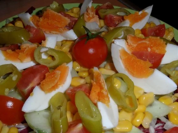 Rezept: Bunter Salat mit "Kraut der Unsterblichkeit" Bild Nr. 9 Bunter Salat mit "Kraut der Unsterblichkeit" - Rezept - Bild Nr. 9