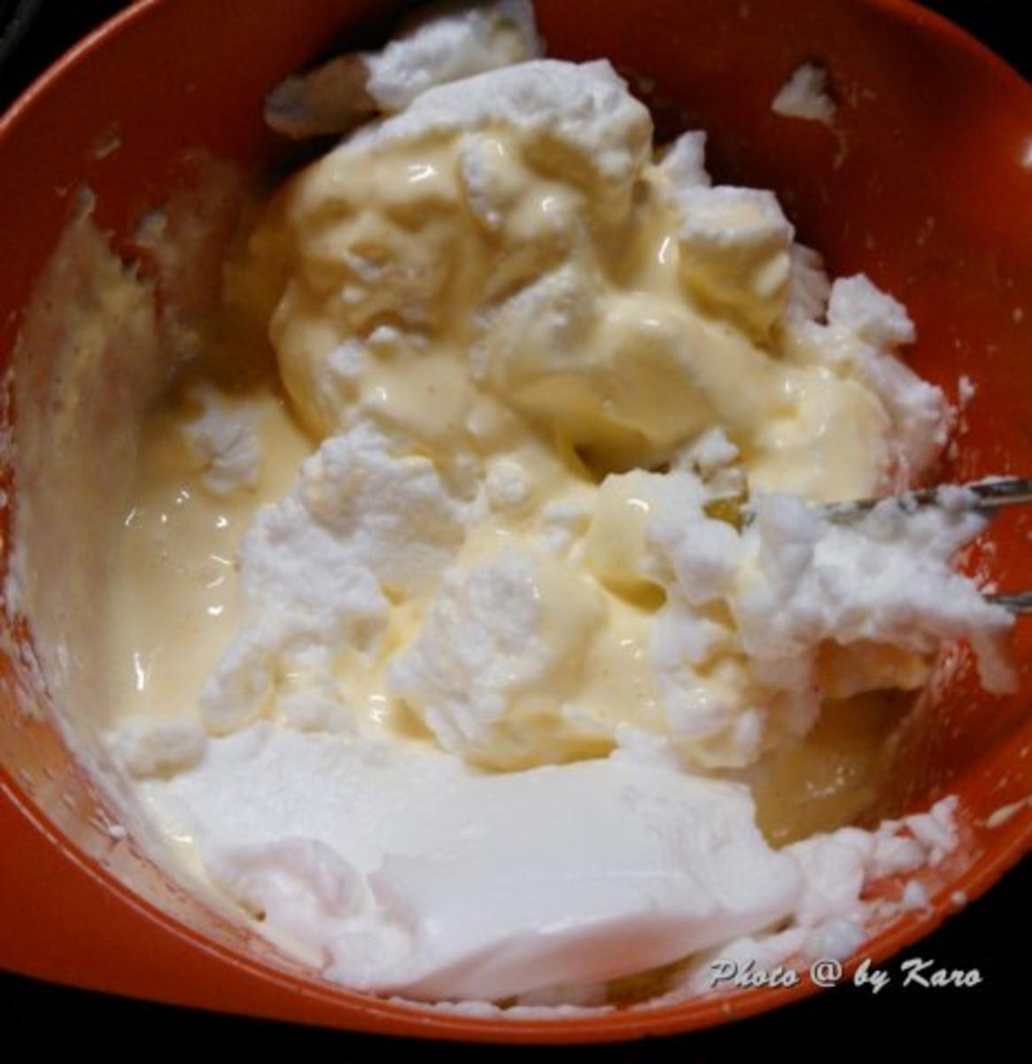 Kuchen: Heidelbeer Creme fraiche Kuchen auf knusprigem Mandelboden - Rezept - Bild Nr. 4